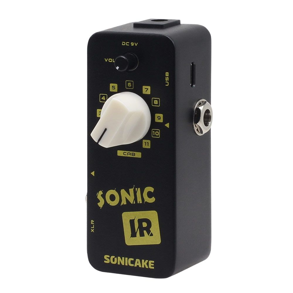 SONICAKE ソニック IR スピーカーキャビネットシミュレーターインパルス応答ローダーギターベースエフェクトペダル QSS-12