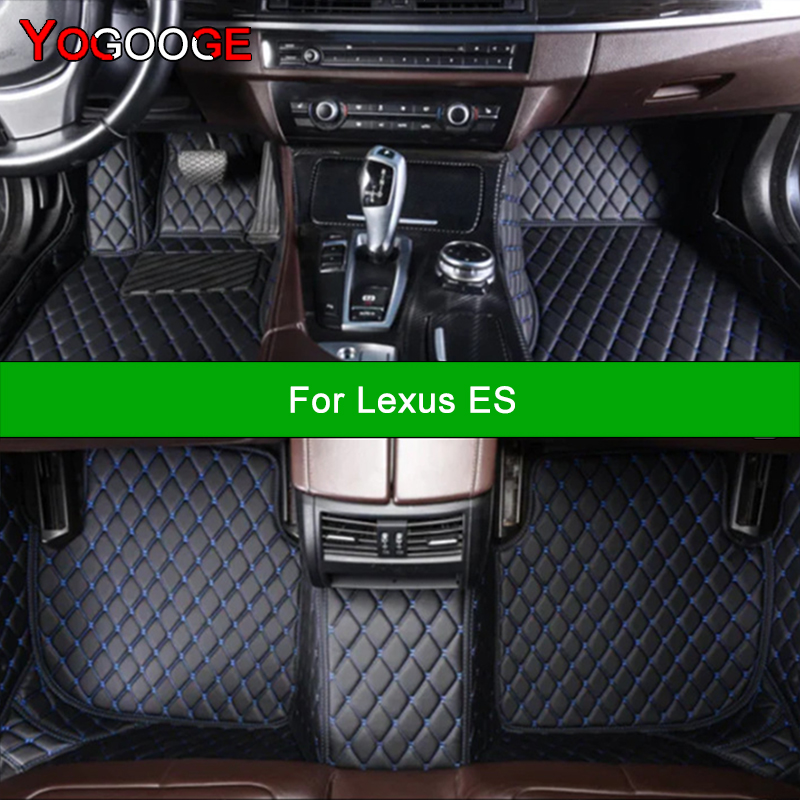 YOGOOGE カスタム車のフロアマットレクサス ES ES200 ES250 ES300 ES300h ES350 自動車カーペット Foot Coche Accessorie