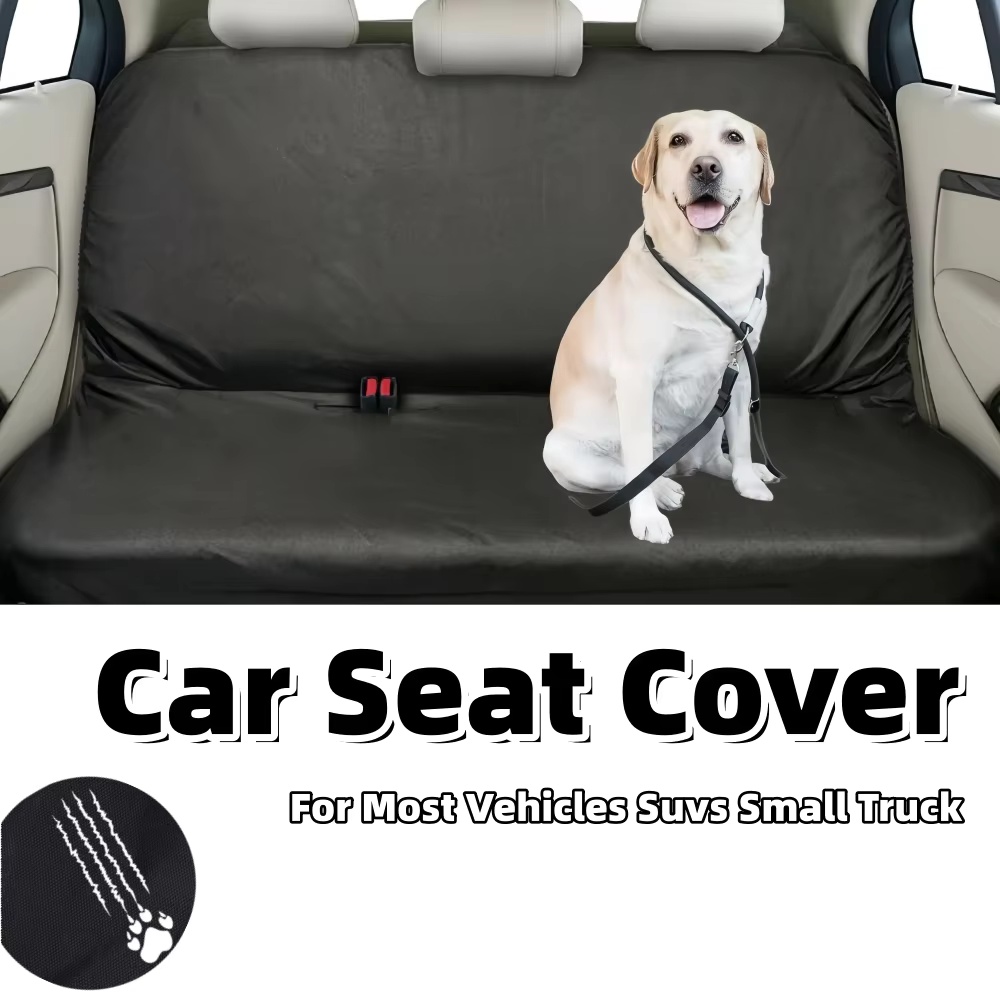 ヘビーデューティ防水車の後部後部座席カバー黒ペット犬プロテクターユニバーサル自動車内装製品カーシートカバー