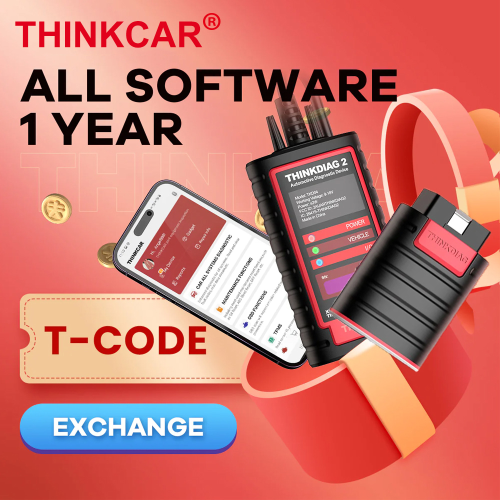 THINKCAR Thinkdiag 2 オープン公式すべてのソフトウェア (1 年間) 自動車メーカーのリセット ソフトウェア CAN FD アクティベート フルソフトウェア