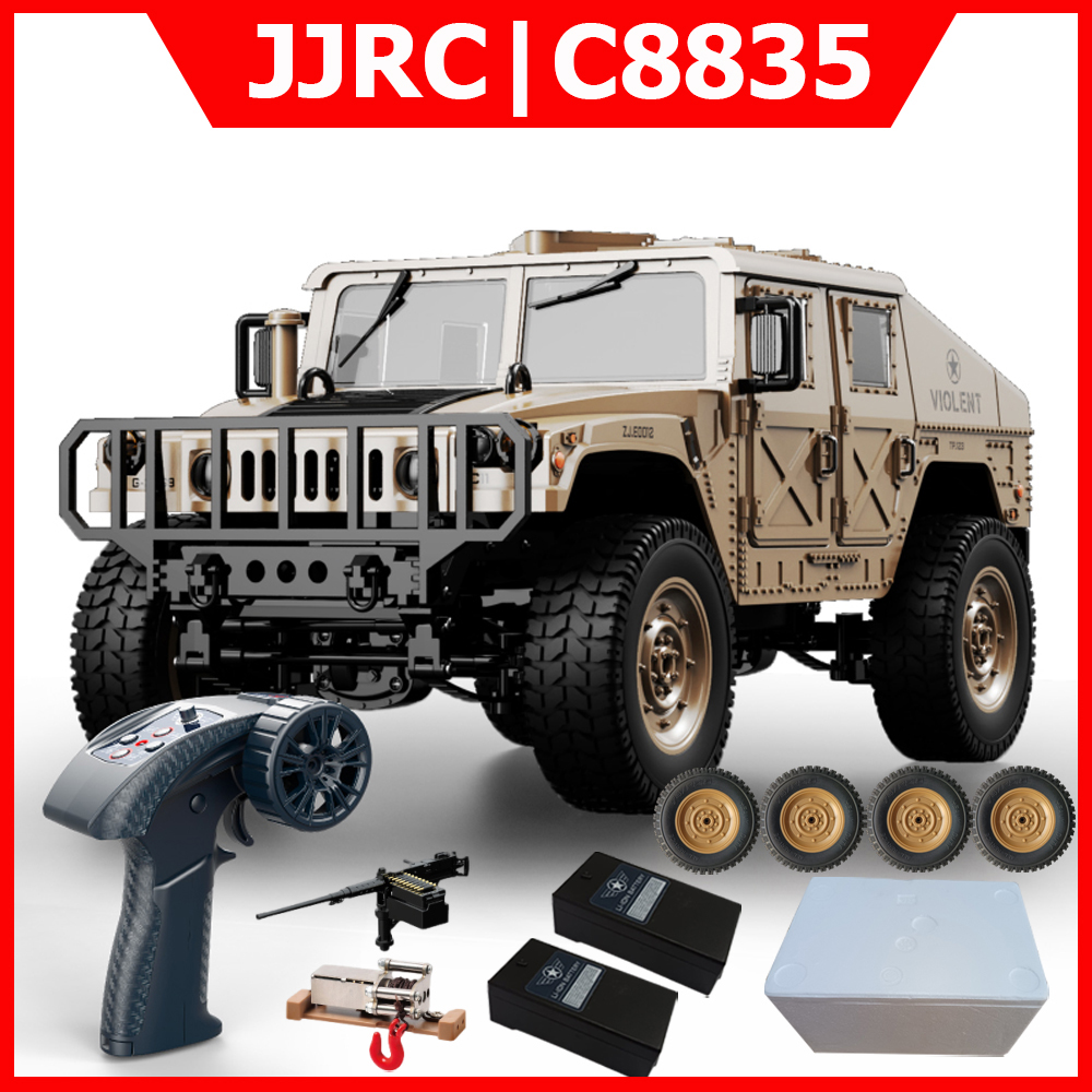 JJRC C8835 1/14 RC カーシミュレーション 4 × 4 全地形 2.4 グラムリモートコントロールカーオフロードクライミング電気トラック LED ライト RC おもちゃギフト