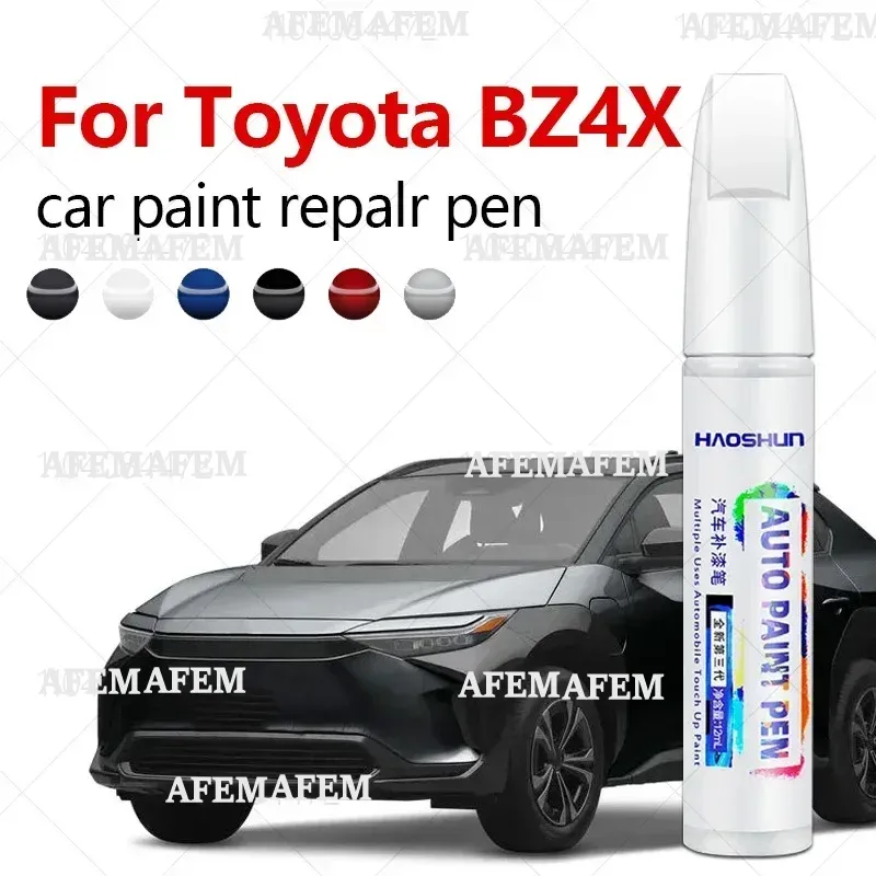 トヨタ BZ4X 2021-2025 AXA10 ペイント修理ペンタッチアップスクラッチリムーバー DIY 自動車アクセサリー黒、白、シルバーグレー、青、赤