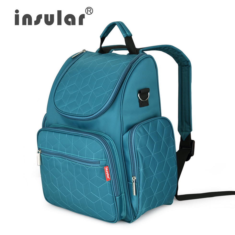 Insular ファッションミイラマタニティおむつバッグ大型授乳バッグ旅行バックパックデザイナーベビーカーベビーおむつバックパックバッグベビーケア