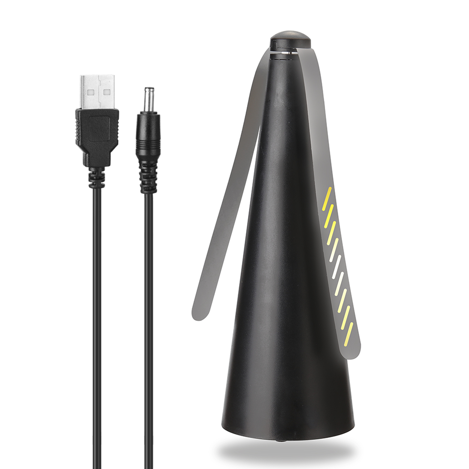 充電式屋外多機能ハエよけ 360°回転ファン式フードプロテクター害虫追い払いテーブルファン