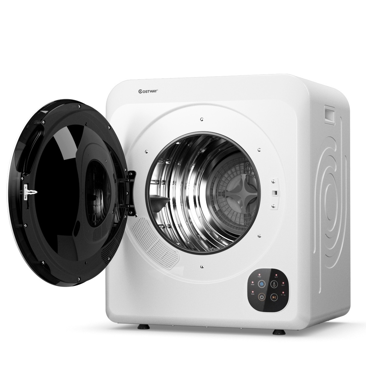1700W 電気タンブル洗濯乾燥機 ステンレス浴槽 13.2 ポンド /3.22 立方フィート
