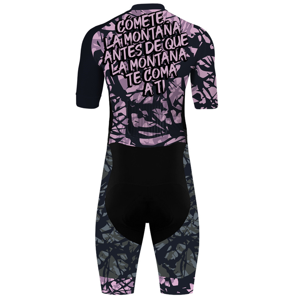 男サイクリングジャージジャンプスーツ半袖トライアスロンエアロレーシングスーツ屋外スポーツバイクチーム Mtb スキンスーツ Ropa Ciclismo Hombre