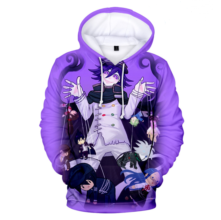 クラシック Komochi Ouma Danganronpa 3D プリントパーカースウェット男性/女性長袖スウェットシャツ大人/子供カジュアルプルオーバー