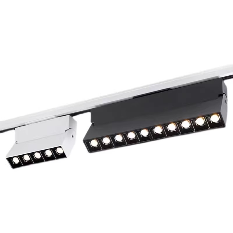 折りたたみスポットライト調節可能な LED レールトラックランプバーライト 10 ワット 20 ワット Ac110 220V 現代の天井器具照明器具寝室 Dimmab