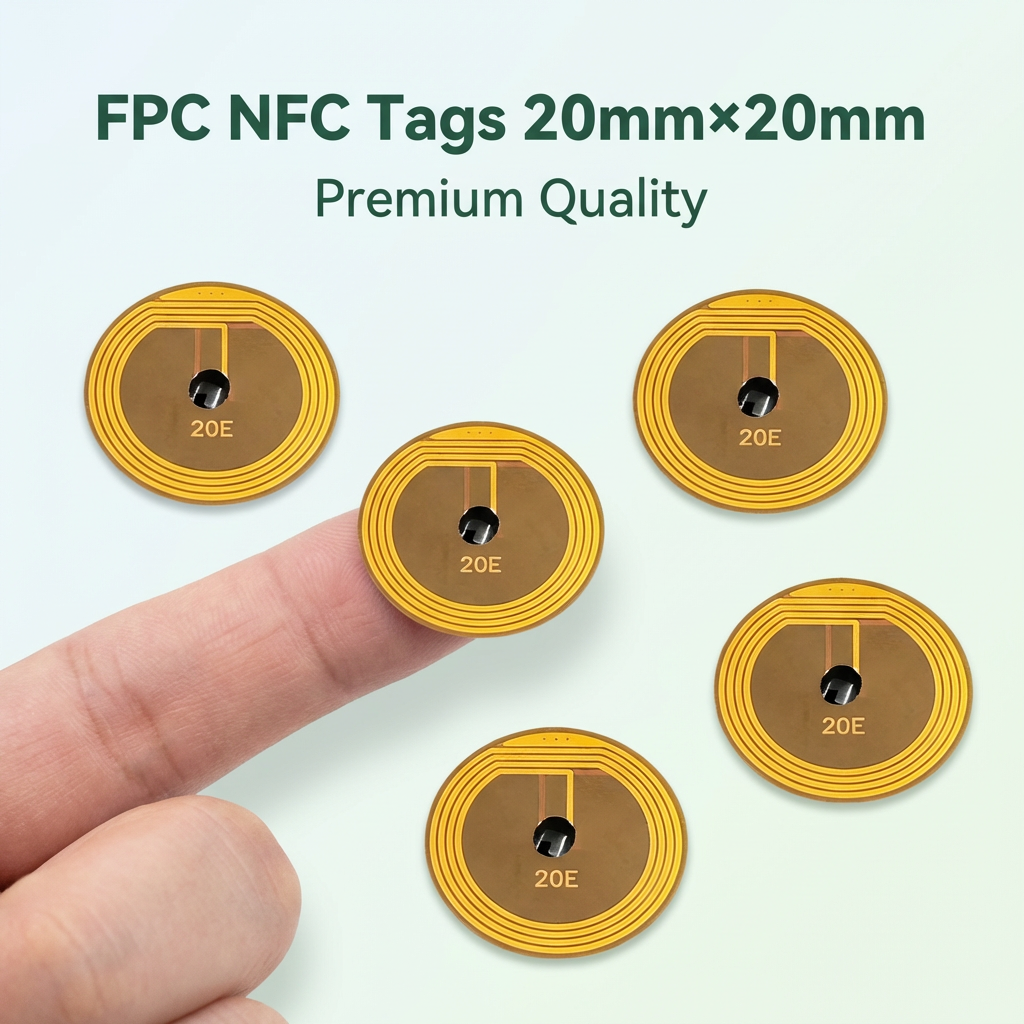 NXP Ntag213 144Kybet RFID 13.56MHz NFC マイクロ小型サイズ 20 ミリメートルプログラマブルチップ FPC タグラベル/ステッカー電子部品用