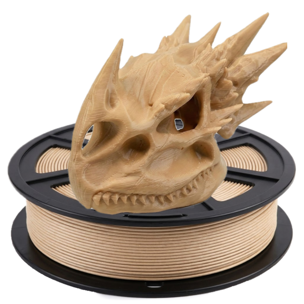 木質 PLA フィラメント、1.75 mm。少なくとも 30% の本物の木材を含む木質 3D プリンターのフィラメント。滑らかでシルキーな質感とこんにちは