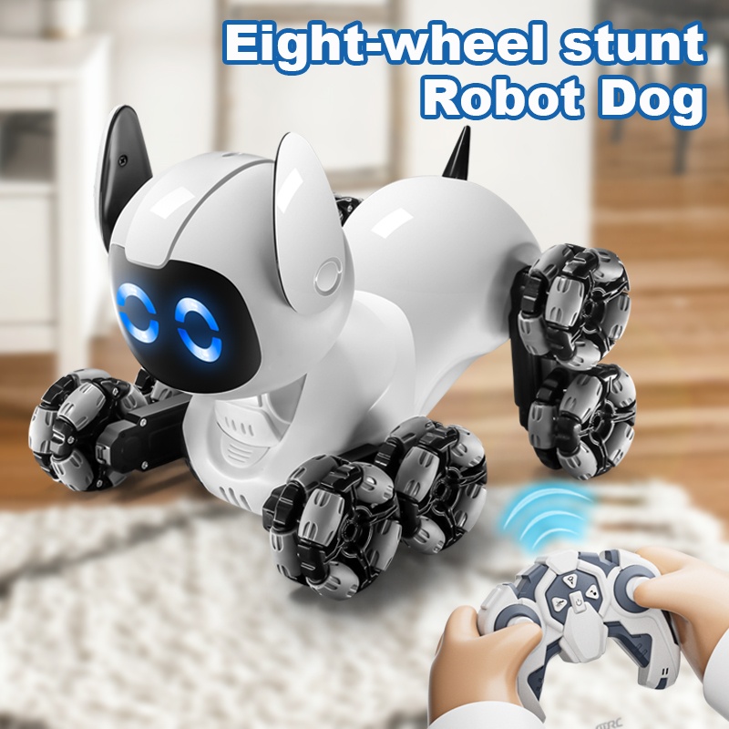 Y9 8WD RC ロボット犬車のおもちゃ 2.4 グラムラジオリモートコントロールカータッチセンス音楽スタントドリフト車両電動おもちゃ男の子子供ギフト用