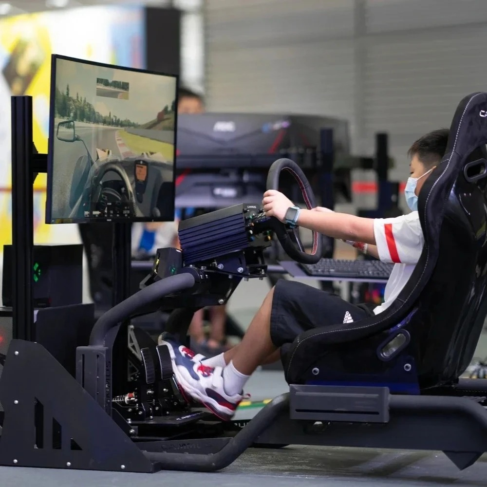 レーシング シミュレーター ダイレクト ドライブ ホイールベース ゲーム ステアリング ホイールとペダル PC ゲーム シム ドライビング シミュレーター キット