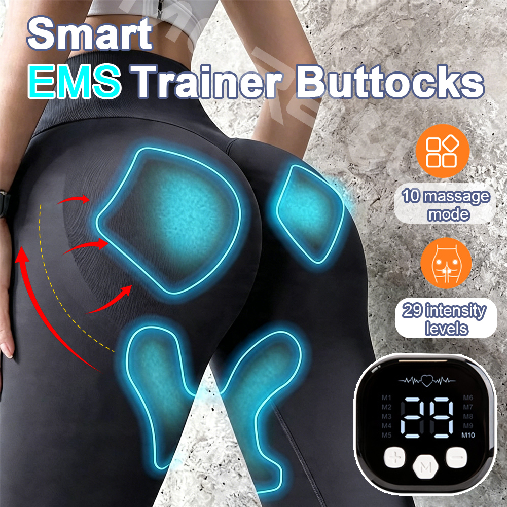 EMS トレーナー臀部整形フィットネスヨガ臀部マッサージ筋肉刺激装置ヒップリフティングマッサージャー引き締めバットアップマッサージャー