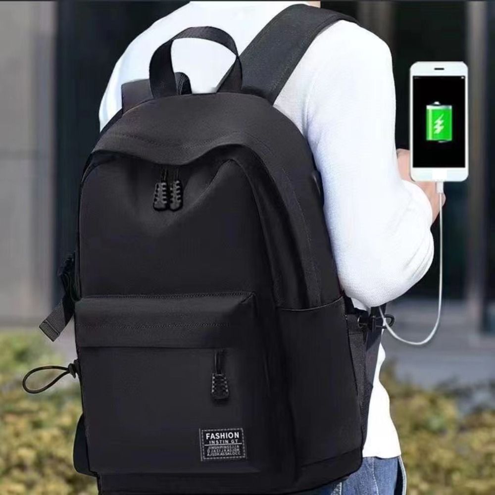 トレンディなメンズミニマリストバックパック多用途バックパック大容量スクール学生コンピュータトラベルバッグ洗えるユニセックスバックパック