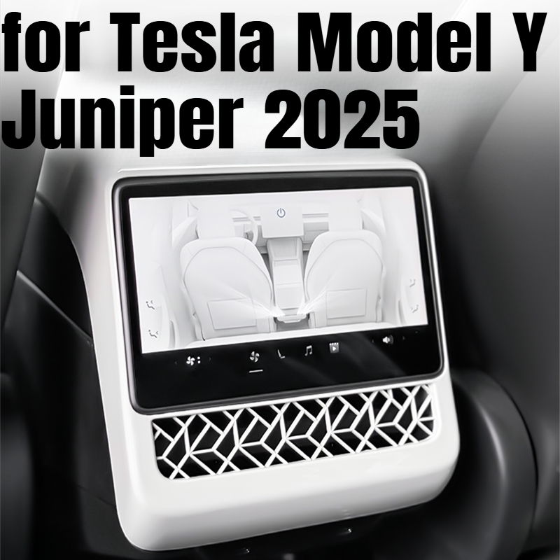 テスラモデル Y ジュニパー 2025 リアスクリーンエアアウトレット保護カバーは、元の車にフィットし、非破壊で取り付けられます。