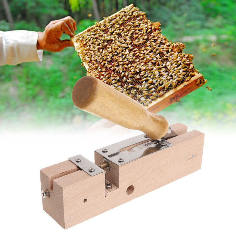 蜂の巣装置 蜂の巣フレーム用手動穴パンチ 養蜂家用アクセサリー用銅目養蜂ツールの取り付け