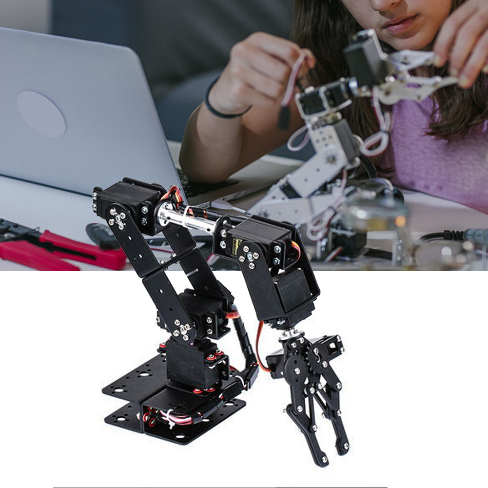 6DOF ロボットメカニカルアームクランプ爪キット DOF マニピュレータ産業用ロボット部品