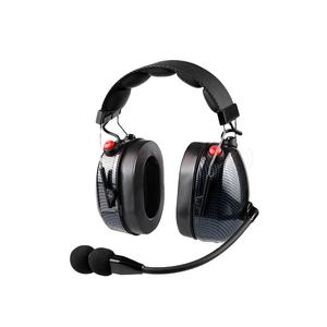 ノイズキャンセリング機能付き有線音楽用イヤホンおよびヘッドホン、3.5mmジャック、双方向通話機能付き、首掛け機能付き