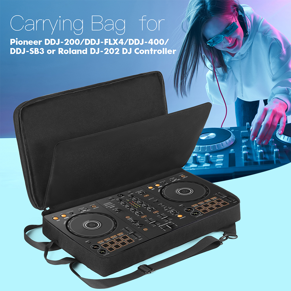 DJ バックパック Pioneer DDJ-400 DDJ-FLX4 Roland DJ-202 DJ コントローラーケースポータブル収納バッグ旅行ケースアンチスクラッチ