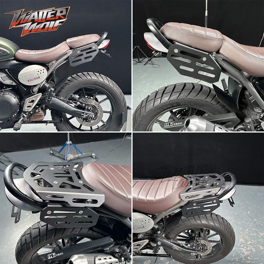 スピード 400 T4 スクランブラー 400X 2024-2026 サドルバッグラックブラケットサイドバッグホルダー収納ボックスカーゴサポートブラケットキット