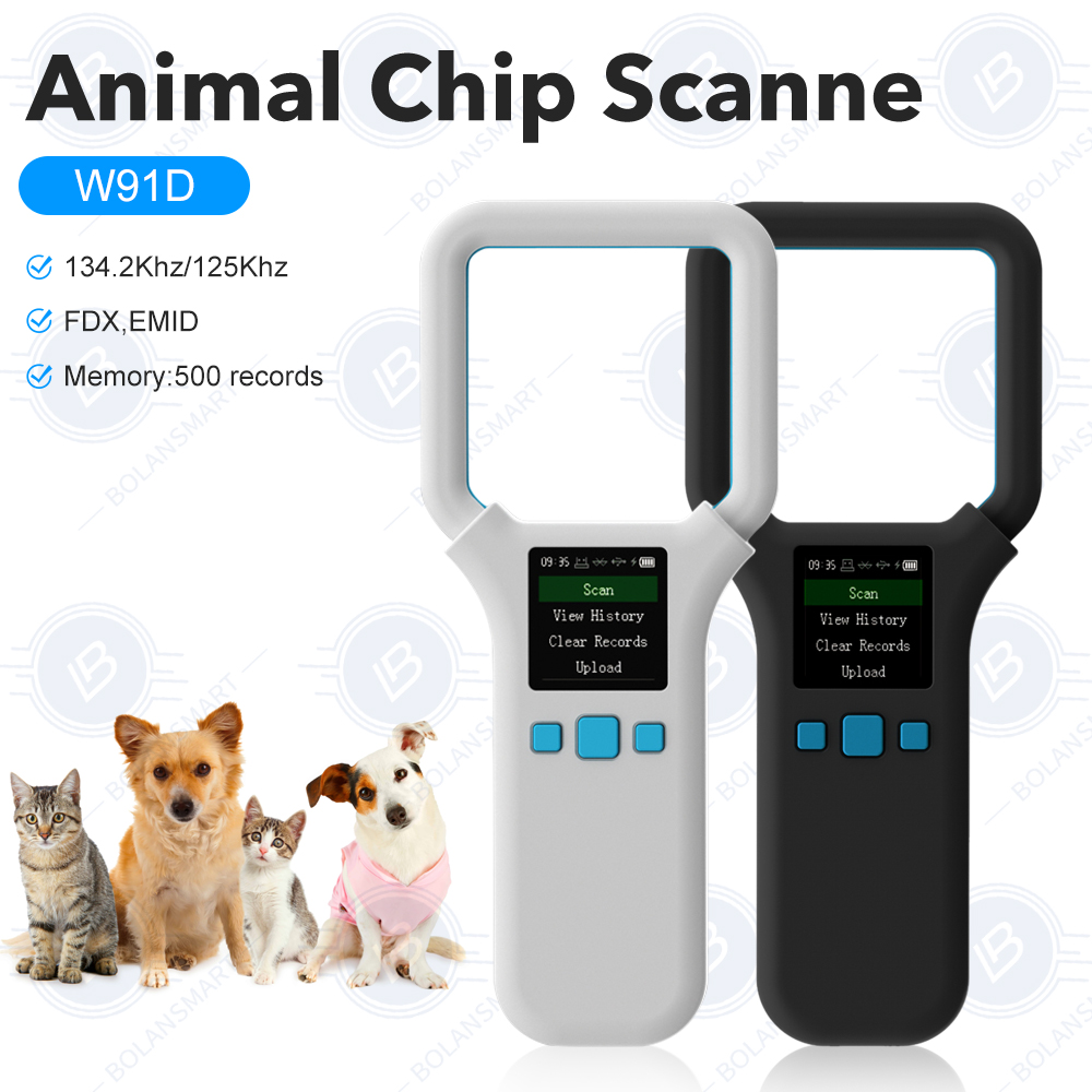 Boland W91D マイクロチップリーダー犬動物マイクロチップリーダーマイクロチップスキャナーペットマイクロチップスキャナー犬用ペットチップスキャナー