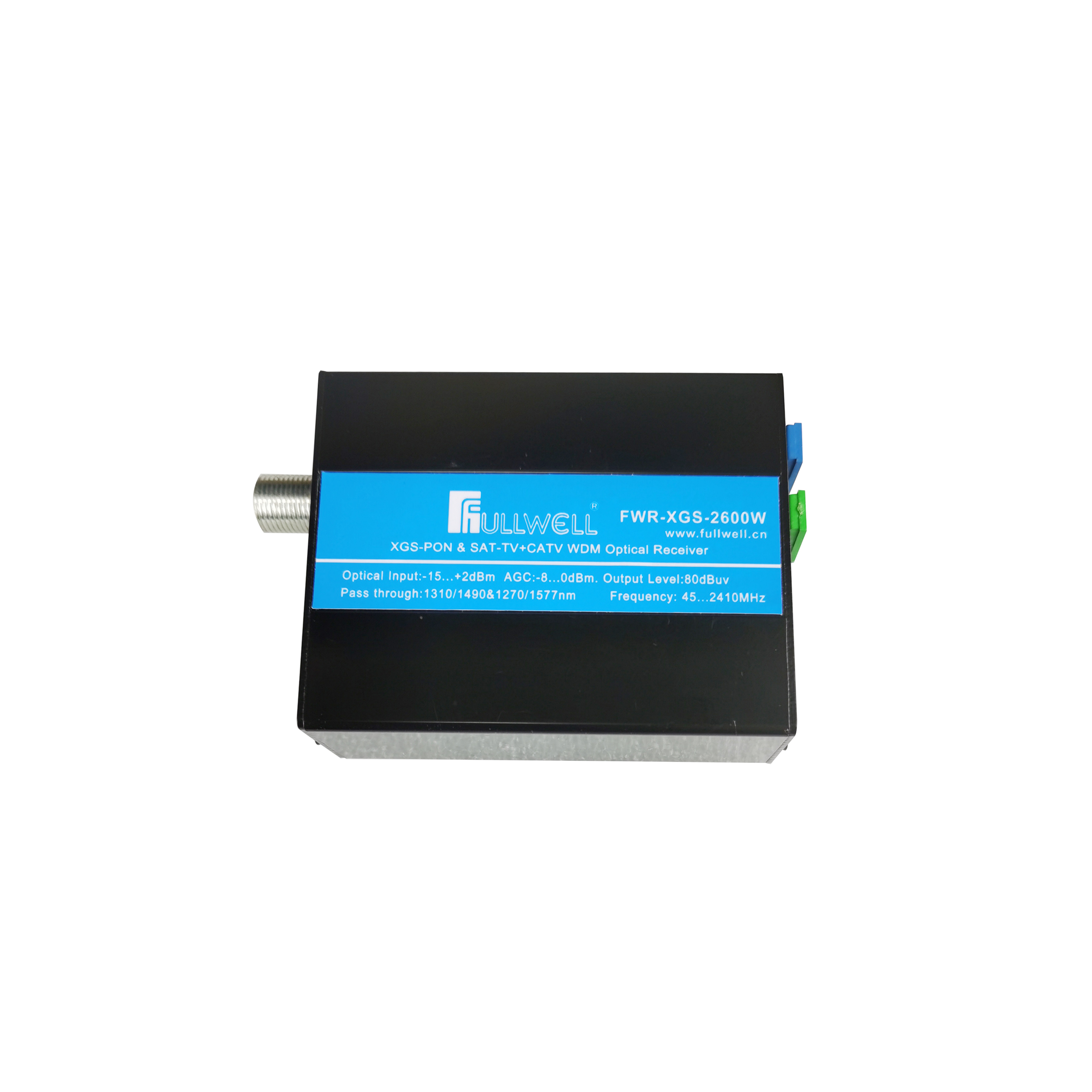 Fullwell FTTH 衛星テレビ受信機10G XGS-PON および NG-PON2 SAT-TV および CATV 衛星 WDM 光ファイバー - RF 受信機