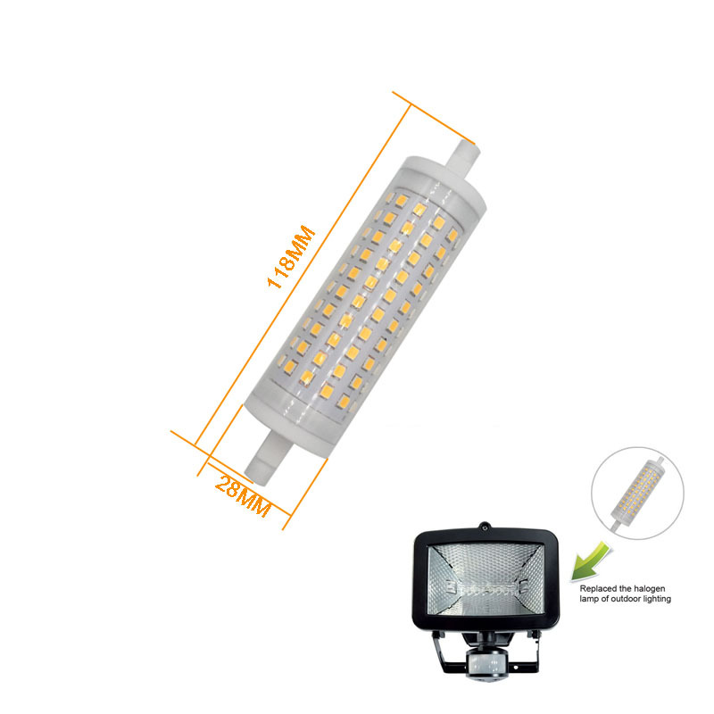 20 ワット調光可能な Led R7S ライト 118 ミリメートル 150lm/w J118 RX7S チューブライト同等 200 ワットハロゲンランプ AC110V/220V