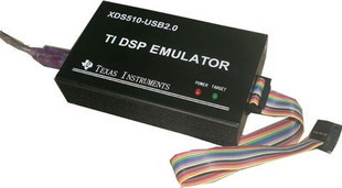 TI 標準ソリューション XDS510-USB 2.0 DSP シミュレータは、高速 CCS4 速度の CCS3.3 をサポートします