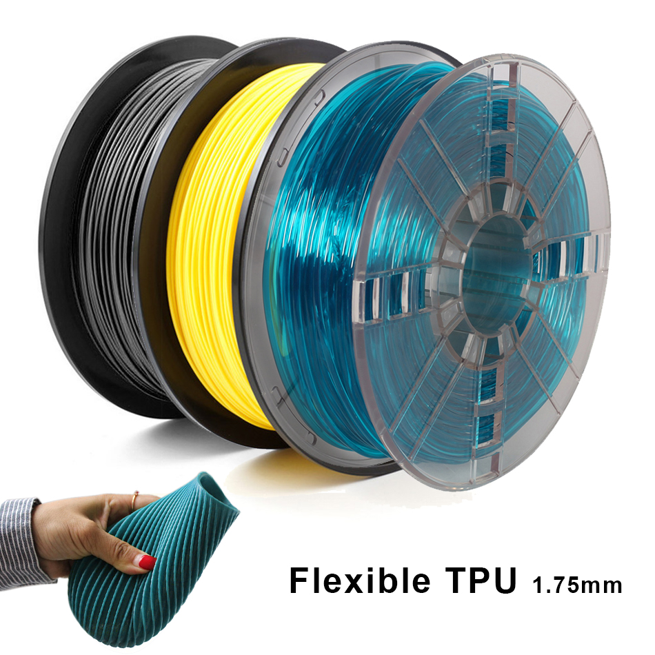 1.75 ミリメートル柔軟な TPU 3D 印刷フィラメント気泡なし非毒性昇華 3D プリンタプラスチック材料 TPU フィラメント 0.5 キロ/0.25 キロ