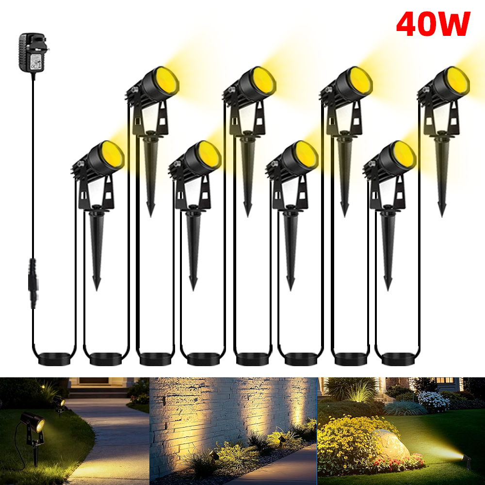 アルミケーシング WarmWhite 景観ライト 24 V 電圧 LED 景観照明スポット防水屋外ランプ庭のパス庭