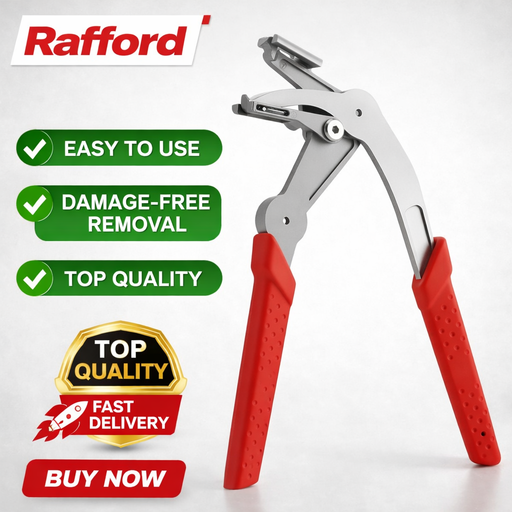 Rafford カークリップ取り外しプライヤー、トリムファスナー取り外しツール、プッシュリベットプーラー、ダメージフリーのオートパネルクリッププライヤー