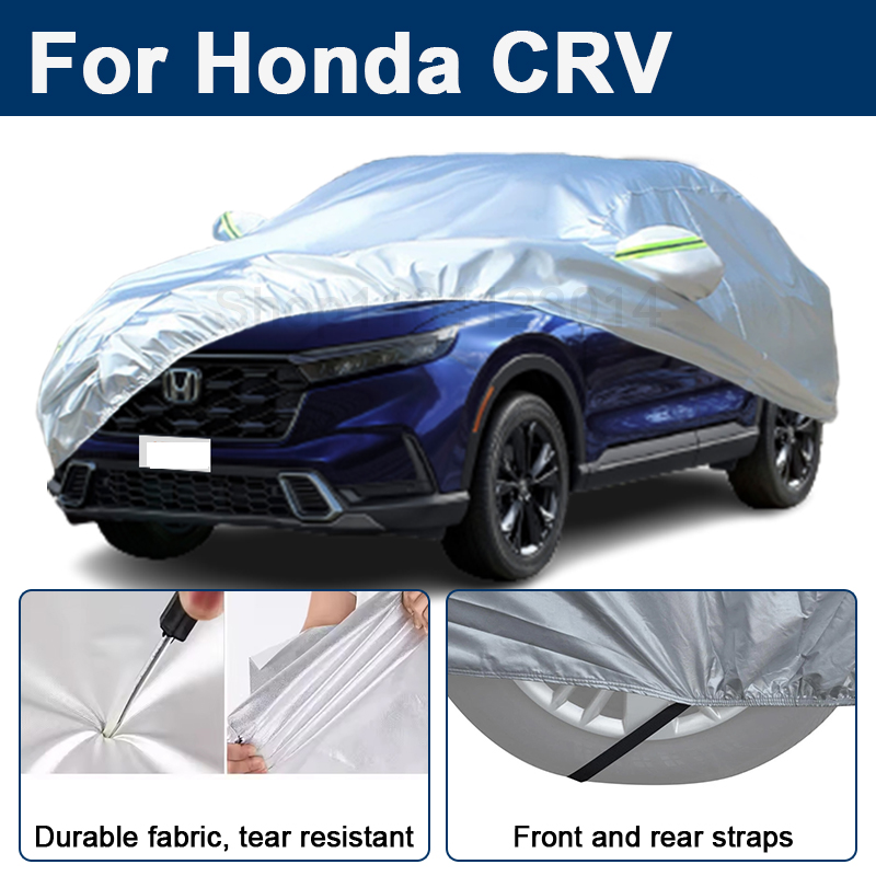 屋外フルカーカバーホンダ CRV 反射ストリップ防水防雪防塵 UV 保護オートアクセサリー