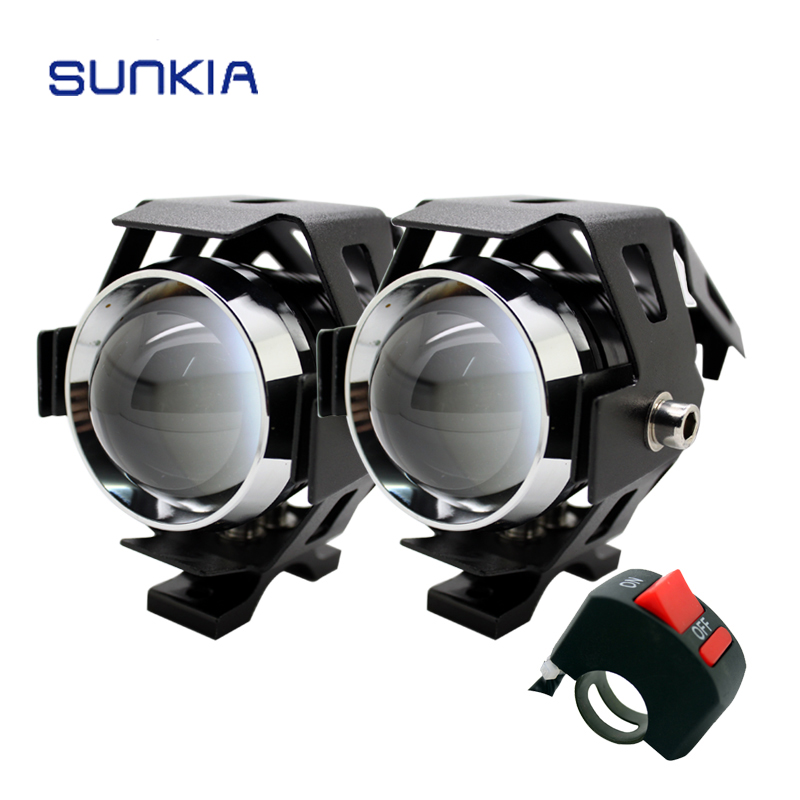 2 ピース/ペア 3000LM CREE チップ 3 モードバイク LED ドライビングライト防水オートバイ LED ヘッドライト U5 モーターフォグライト