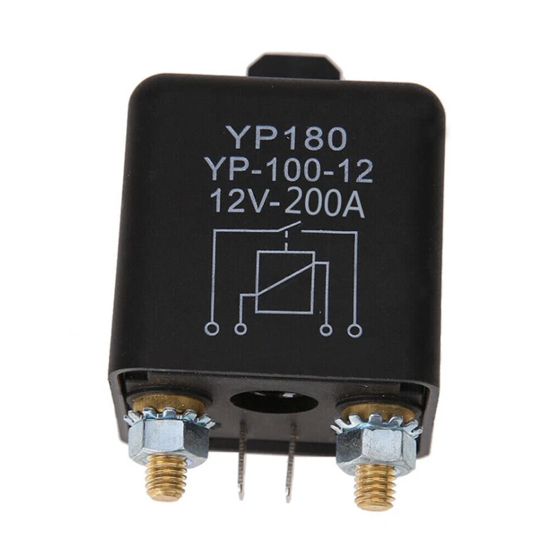 12V 200AMP ヘビーデューティスターター スプリット充電リレー カーバンバッテリー ON/OFF スイッチ
