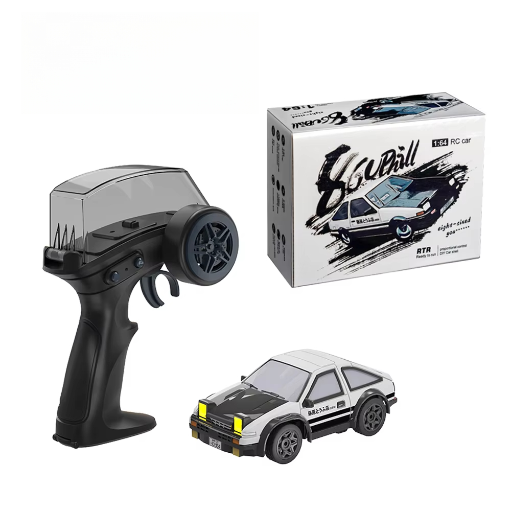 RC ドリフトカー 1/64 AE86 ミニデスクトップリモコン 2.4 グラム 4WD オフロードドリフトレーシング車両電動おもちゃの男の子の車
