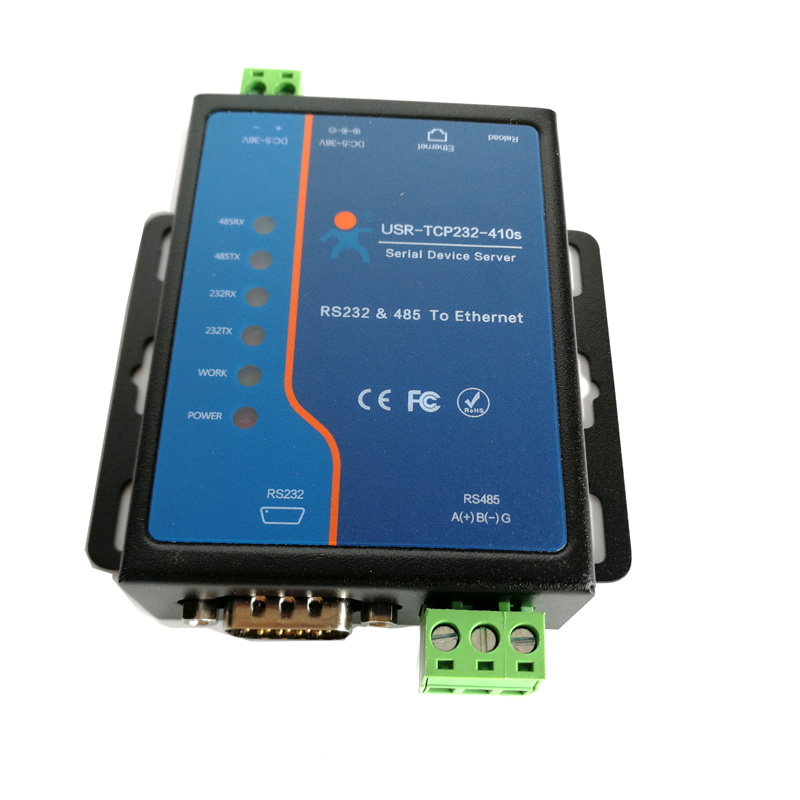 USr-Tcp232-410S RS232 / RS485 シリアル - イーサネット アダプター/IP デバイス サーバー イーサネット コンバーター DHCP/DNS サポート