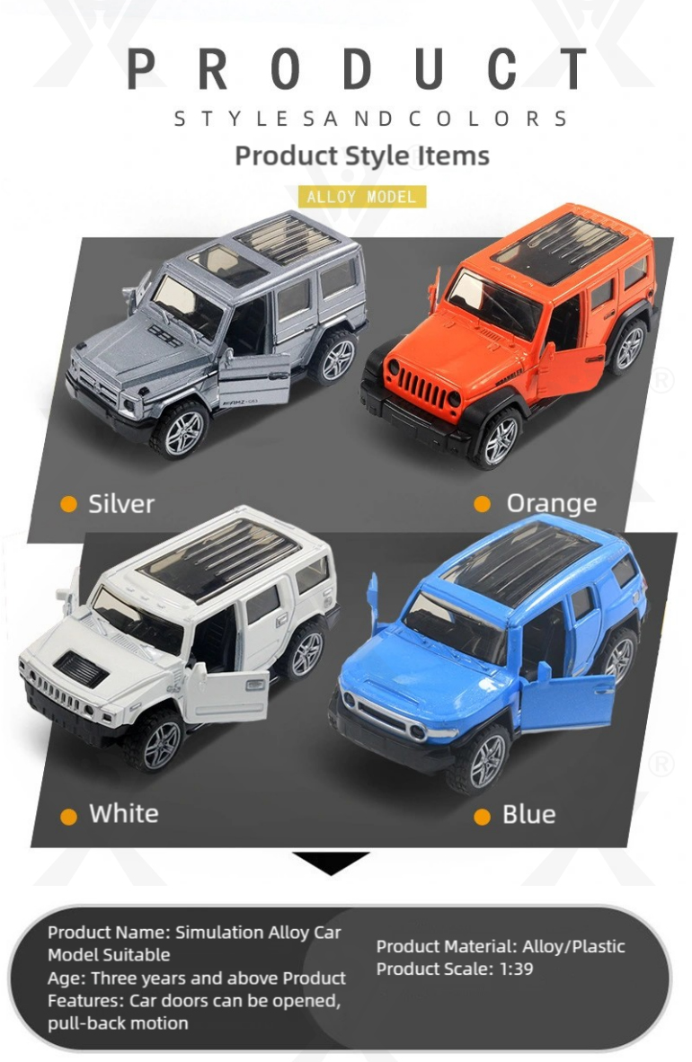 子供のおもちゃクリエイティブ子供ダイキャストモデル金属プルバックおもちゃの車 1:39 ダイキャストおもちゃの車モデルと開口部