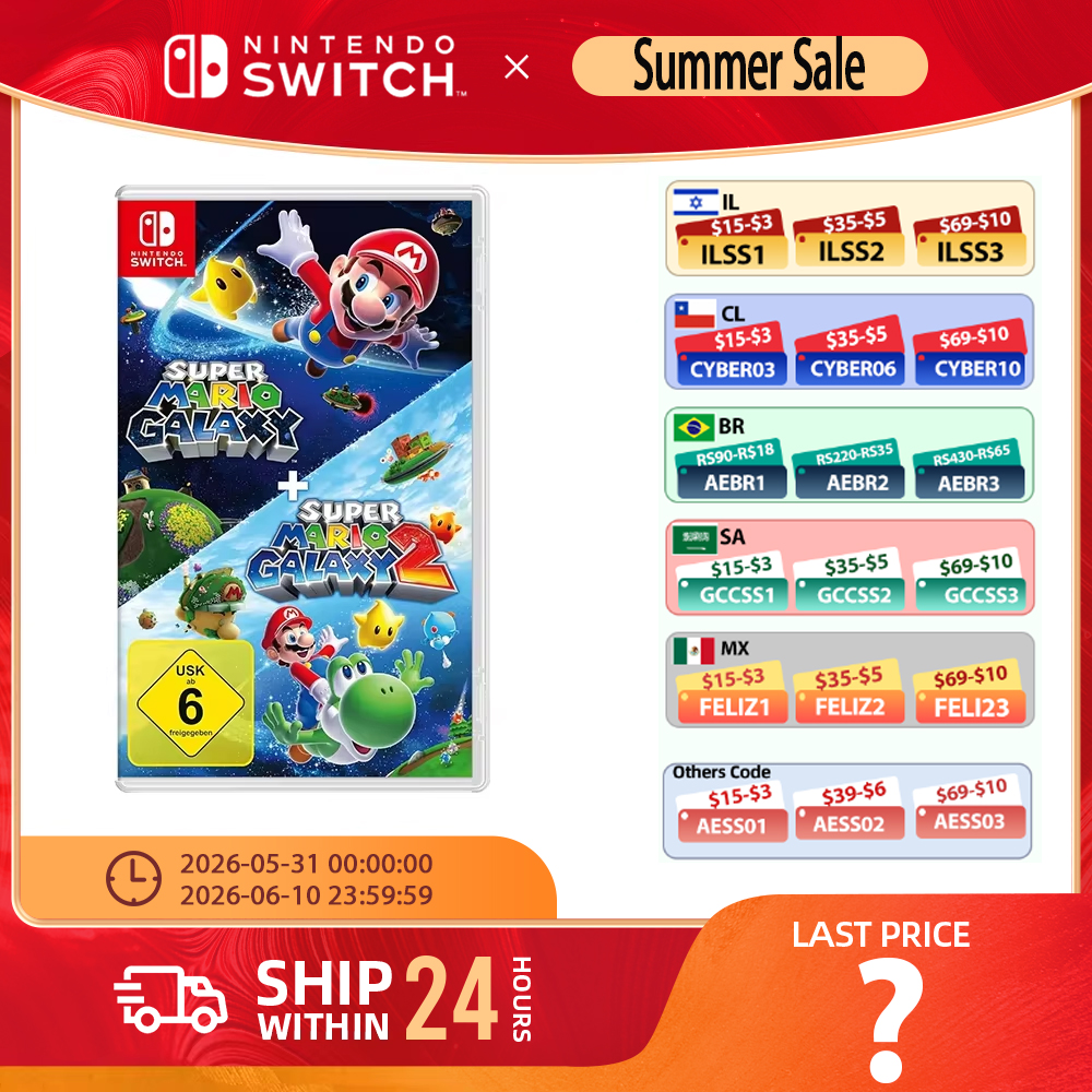スーパー マリオ ギャラクシー スーパー マリオ ギャラクシー 2 - 100% オリジナル Nintendo Switch ゲーム アドベンチャー アクションと RPG ジャンル スイッチ