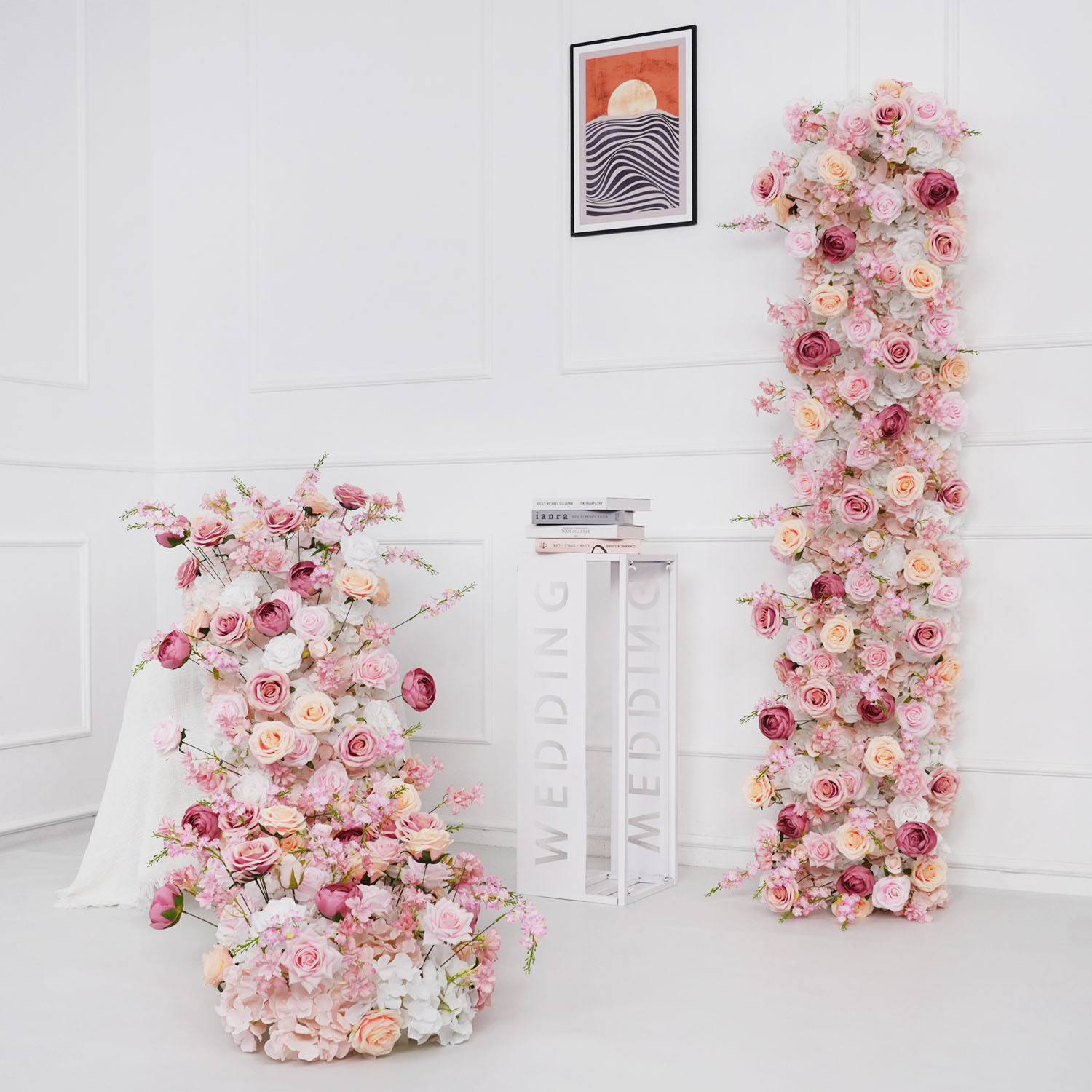 Uflower 高級造花行誕生日パーティーセンターピース結婚式の装飾花の背景の装飾イベントステージフローラ