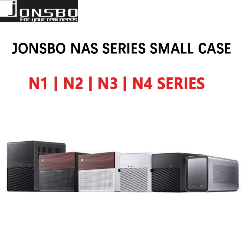 JONSBO N5 N4 N3 N2 N1 ミニ NAS ケース ITX ミニアルミニウム、スチールプレートサポート 130mm CPU クーラー 2 つの 100×25mm ファンが標準装備