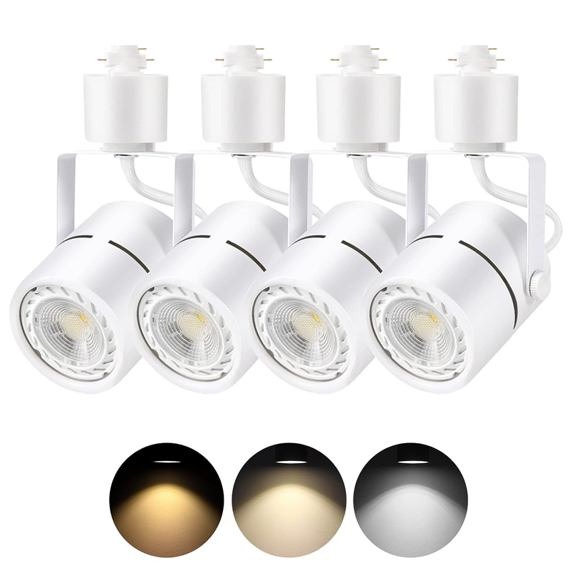 10W 調光可能な LED トラック照明ヘッド H タイプトラックライト交換器具天井スポットライトアクセントタスクショップアート 1000lm