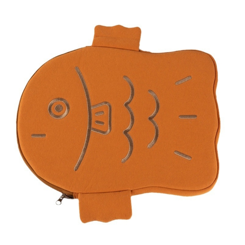 魚の形のラップトップスリーブ 11 '' 13 '' ラップトップケーススリーブ漫画ラップトップスリーブキャリングケースラップトップカバー女性のための