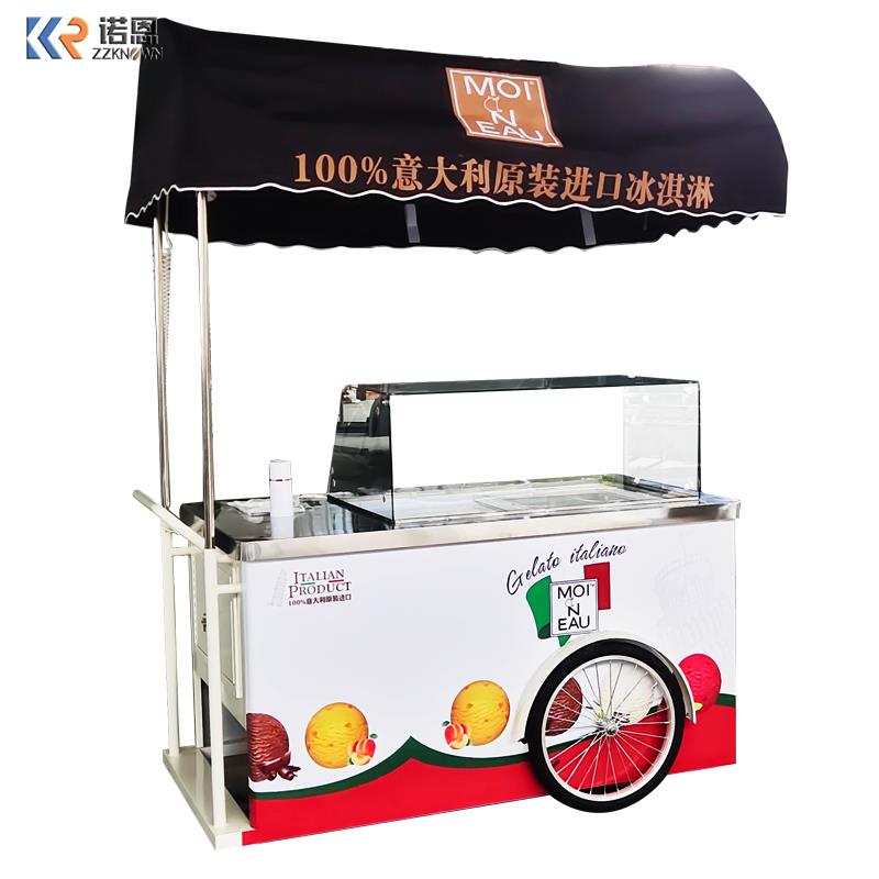 アイスクリーム自動販売車カスタマイズ食品ビールフルーツドリンク冷蔵庫アイスキャンデー販売手推進ケータリングト​​ラック