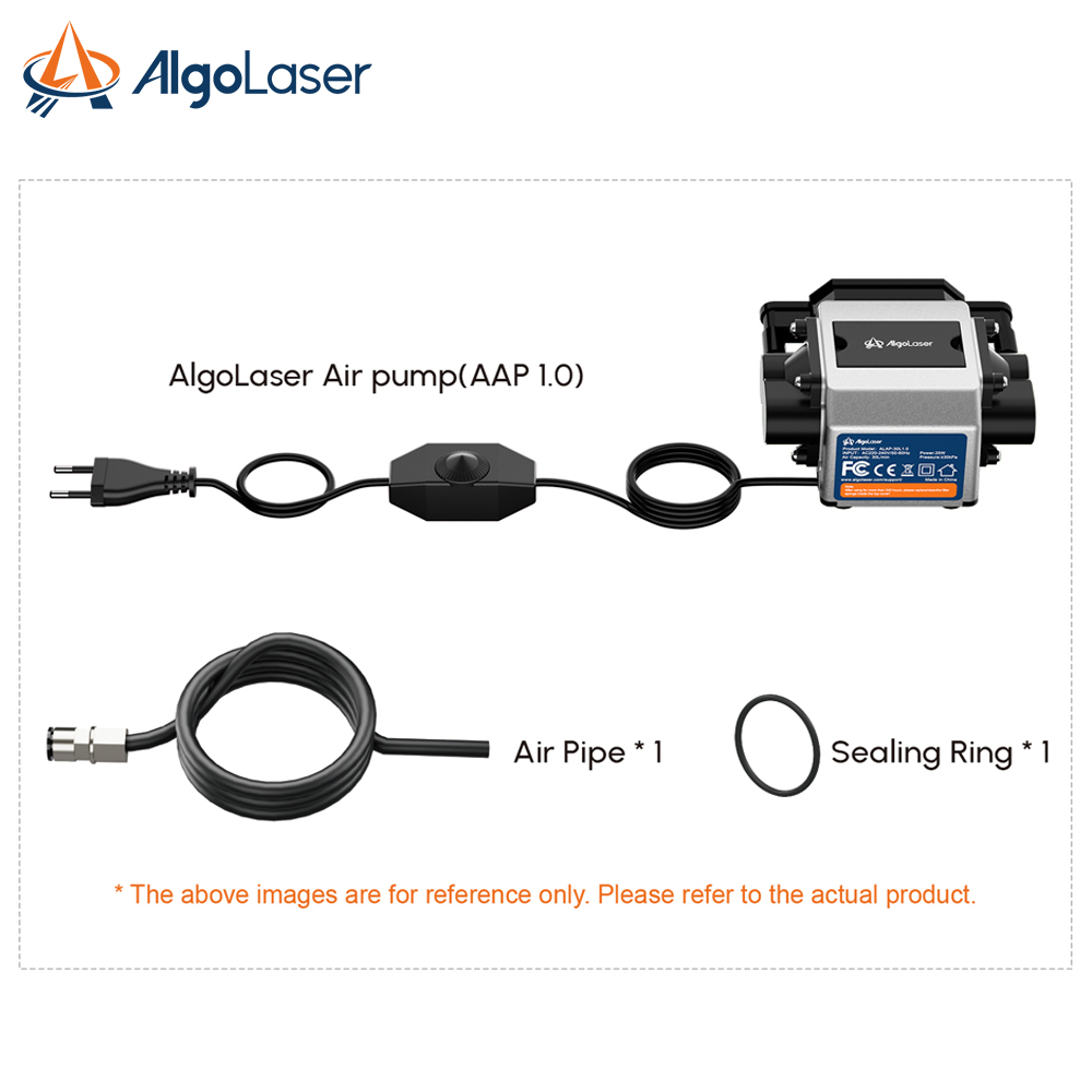 Algolaser エアポンプエアアシスト 30L/分レーザー彫刻カッター木材切断機冷却/粉塵低減より良い切断効果