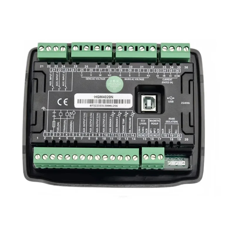 オートスタートパワーエンジンデジタルコントロールパネルHGM4020NHGM4010N Smartgenジェネレーターインテリジェントコントローラー