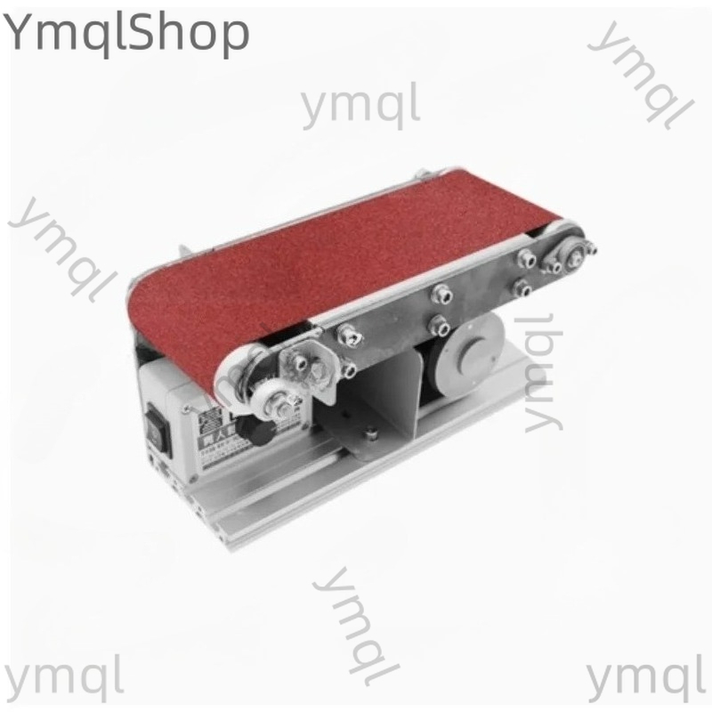 400 ワットデスクトップベルトマシン DIY 研磨研削盤カッターエッジ削り多機能ベルトサンダー 10 個ベルト