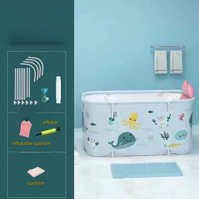 大人と子供ポータブル折りたたみバスタブスイミングプール大型プラスチック浴槽浸漬バス暖かい浴槽スイミングプールリラクゼーション