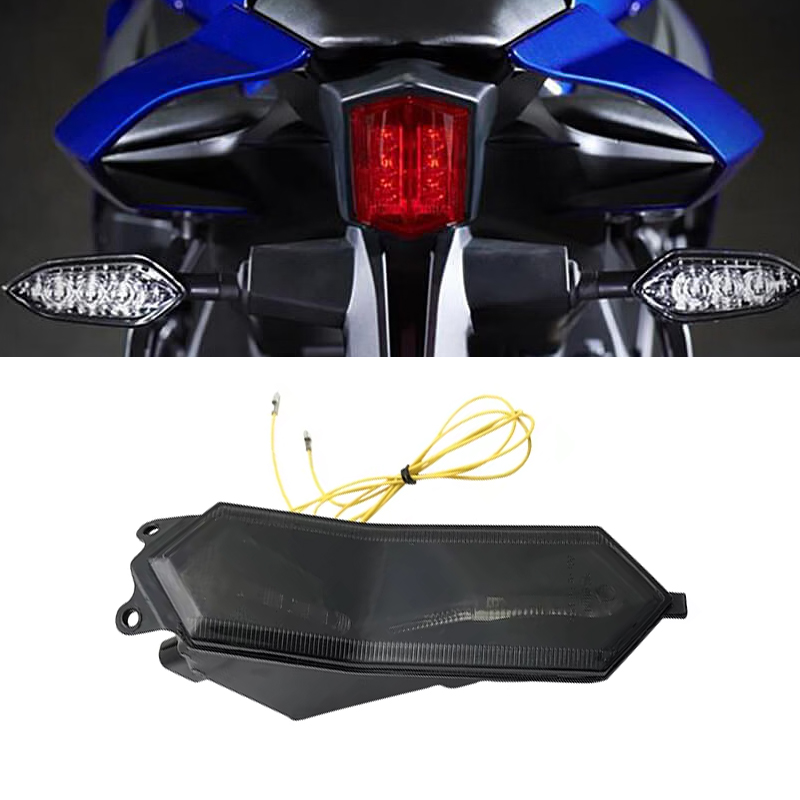 オートバイ LED テールライトリアブレーキターンシグナル統合テールライトヤマハ YZF R1 R6 R7 YZF-R1M R1S YZF-R7 2015-2023