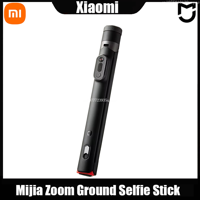 オリジナル Xiaomi Mijia Zoom Ground Selfie スティック Bluetooth リモコンポータブル多機能三脚
