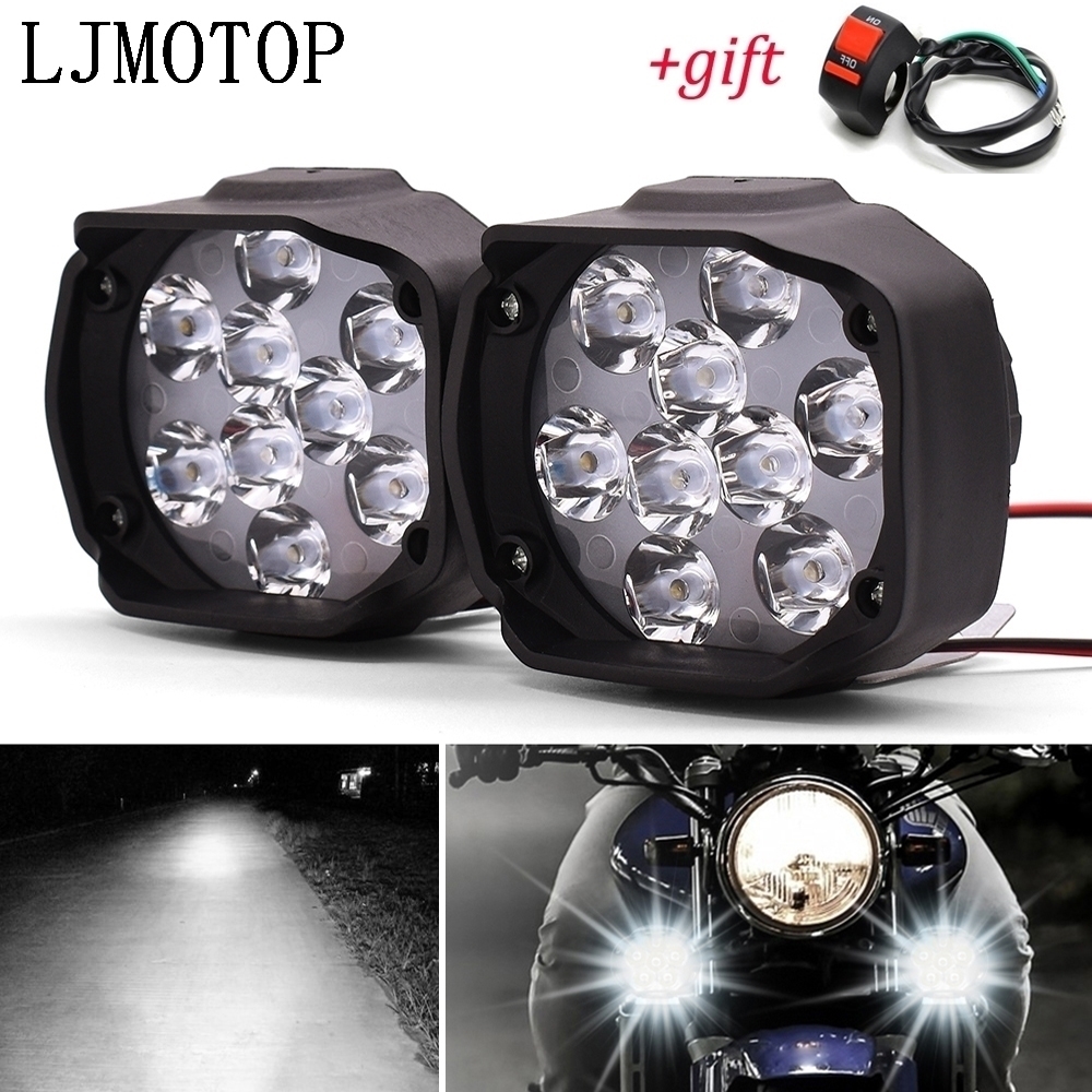 オートバイ Led ランプ防水フォグスポットヘッドライト 1000LM スイッチ付き BMW C600 C650 スポーツ C650GT C400GT S1000RR S1000XR